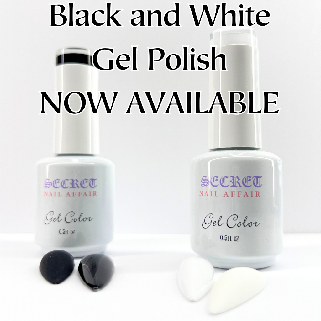 Black and White Gel Polish