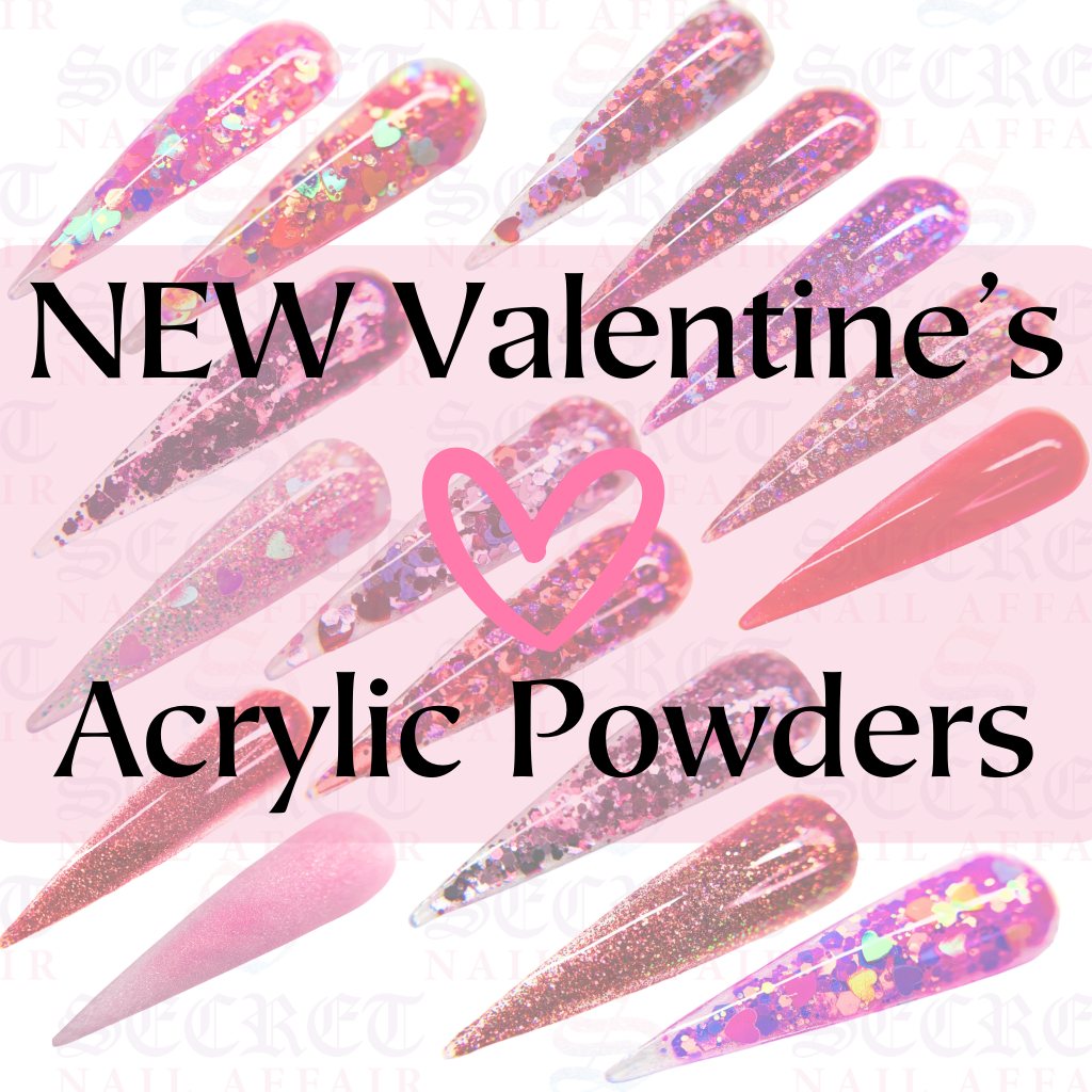 NEW Valentine's Acrylic Powders