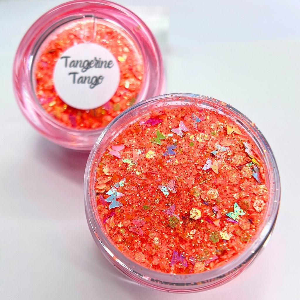 Tangerine Tango - Spring Glitter Acrylic Powder