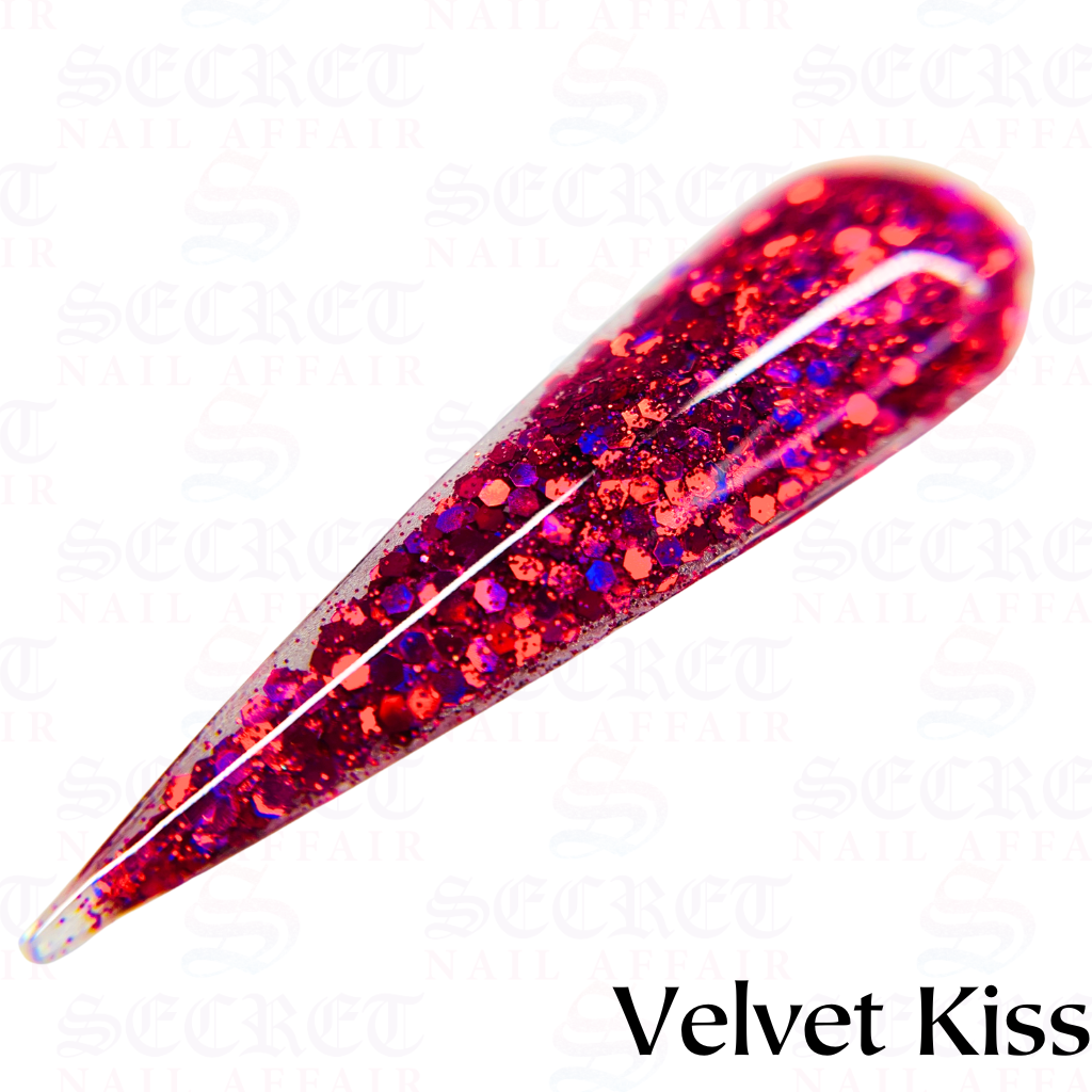 Velvet Kiss - Glitter Acrylic Powder