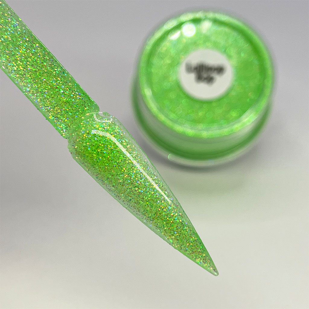 Lollipop Bop - Part of The Magical Realm Collection High quality, Ultra Smooth Powder Packed with Custom Glitter Mixes.  Our glitter acrylic powders have been hand mixed to perfection and tested repeatedly to bring you the best consistency possible.  Product Type: Glitter Acrylic Powder